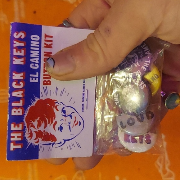 the black keys Other - Nwt vintage black keys button kit